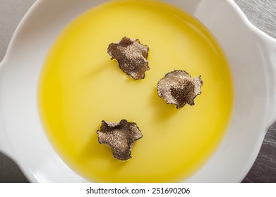 Sliced Black Truffle In Olive Oil