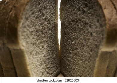 Sliced bread, close-up