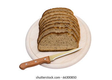 sliced bread isolated