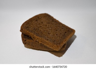 A sliced bread on the white background 