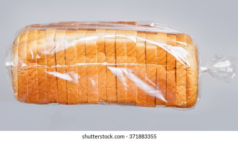 Sliced Bread In Plastic Bag.