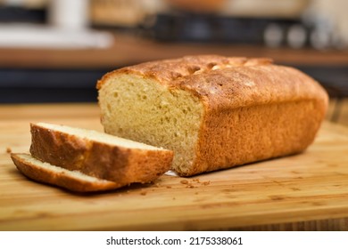 Sliced Brioche In The Kitchen