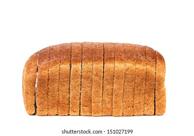 Sliced brown bread. - Shutterstock ID 151027199