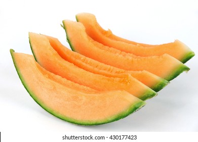 Sliced Cantaloupe Melon