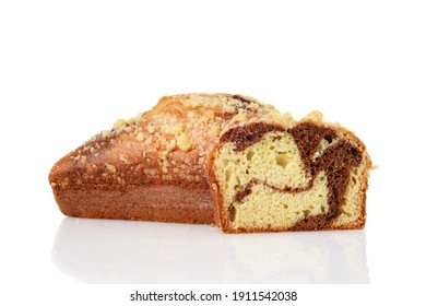 Sliced Cinnamon Swirl Loaf Cake