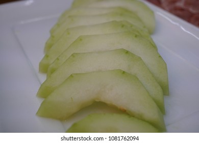 Sliced Honeydew Melon