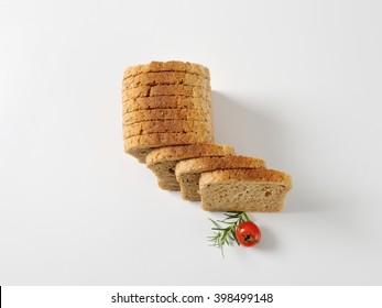 Sliced Loaf Of Whole Grain Bread