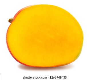 Sliced Mango Path Isolated