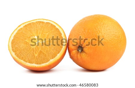 Sliced orange.