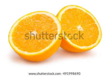 Image, Stock Photo Halved oranges