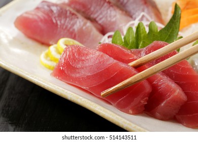 Sliced Raw Bigeye Tuna