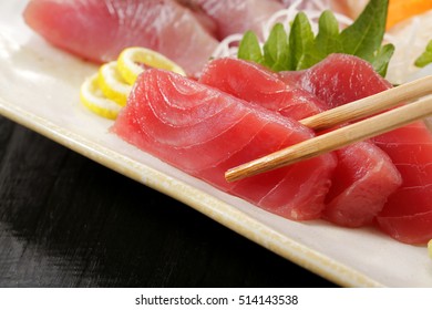 Sliced Raw Bigeye Tuna