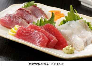 Sliced Raw Bigeye Tuna