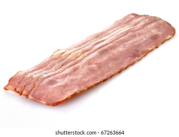  Sliced Raw Turkey Bacon