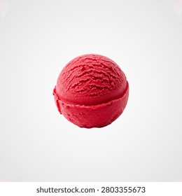 Sliced red beetroot with visible rings on white background