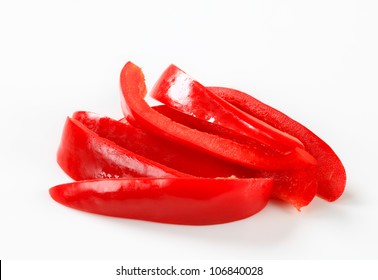 Sliced Red Bell Pepper
