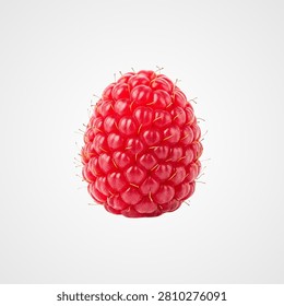Sliced red pomegranate arils on white background close-up