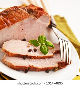 Sliced Roast Pork Loin