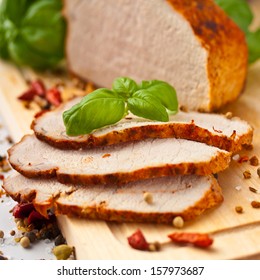 Sliced Roast Pork Loin