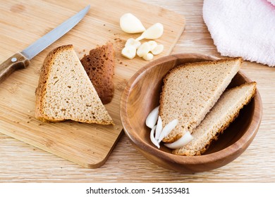 Sliced rye homemade bread