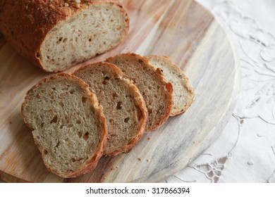 Sliced Sourdough Bread