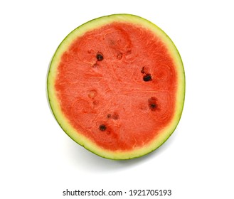 Sliced Watermelon Isolated On White Background