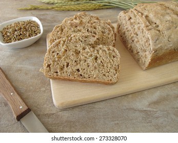 Slices Of Green Spelt Bread