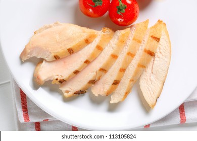 Slices Of Grilled Chicken Breast
