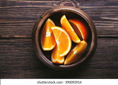 orange in a bowl