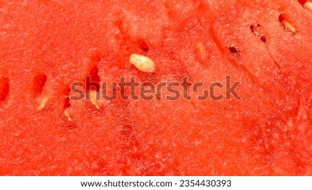 slices of watermelon, close up