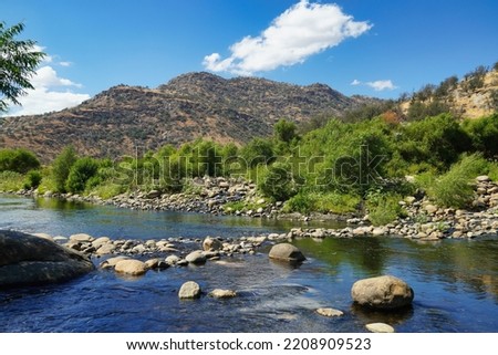 Slick Rock Recreation Area in Three Rivers. California.