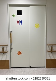 Slide Door Bathroom For Handicapped People