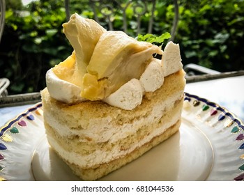 Slide Of Durian Cake