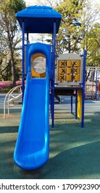 A slide in the playground