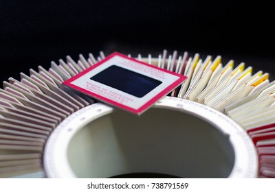 Slide Projector Carousel Tray. Provost, Alberta, Canada.