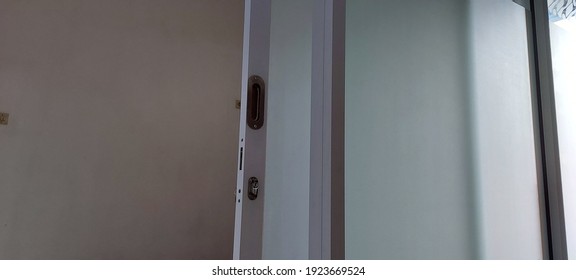 sliding doors in the living room - Shutterstock ID 1923669524