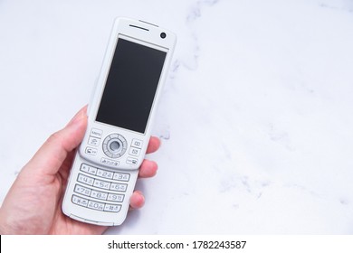 Sliding Mobile Phones Of The 2000s. Japanese Mobile Phones.