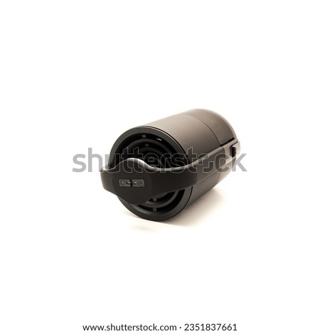 Sliding view of fly mosquitos trap using electric to simulate heat and wavelengths with bottom sticky glue boards to kill insects isolated on white background. Pests and mosquito zapper clipping path