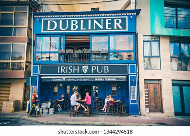 SLIEMA, MALTA - September 2018: Irish Pub 