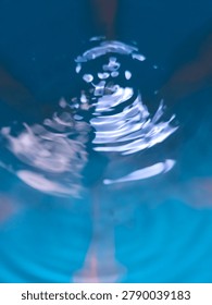 A slightly disturbed surface texture shown upclose 