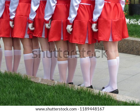 Girls white stockings school assured Girls white stockings school the incorrect