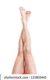 Slim Male Hairy Legs