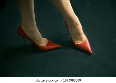 Mature Women Wearing High Heels