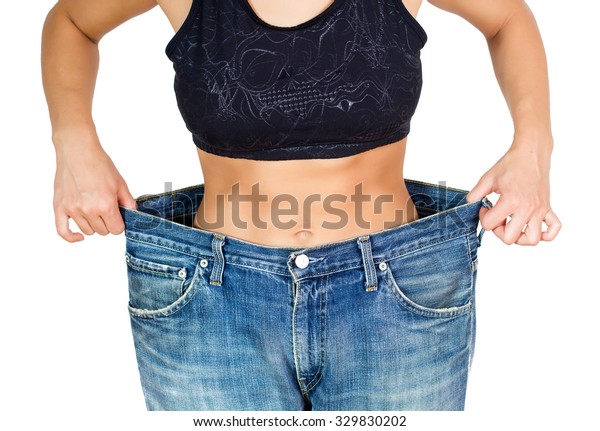 Slim Waist Young Woman Perfect Healthy Stock Photo (Edit Now) 329830202