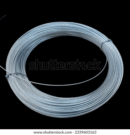sling wire a flexible strap or belt used in the form of a loop to support or raise a weight