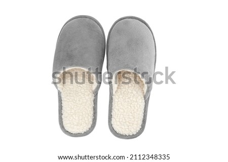 Slippers isolated on a white background