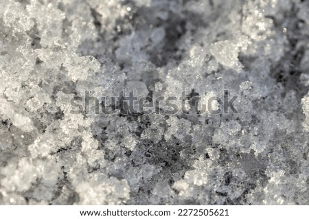 Slippy ice on ground during freezing cold weather. Ireland