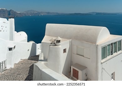 Slope passage in Oia, Santorini, Cyclades, Greece - Powered by Shutterstock