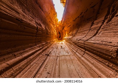 Slot Canyon Inside The Cathedral Caves, Cathedral Gorge State Park, Nevada, USA - Shutterstock ID 2008114016