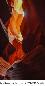 the slot canyons in Upper Antelope Camyon outside Page